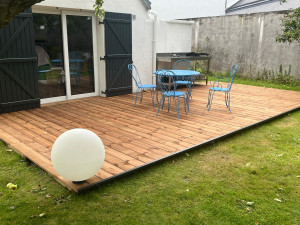 Photo de galerie - Réalisation d'une terrasse bois