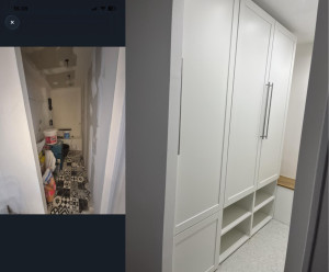 Photo de galerie - Montage d’un dressing IKEA 