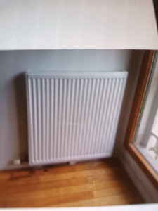 Photo de galerie - Remplacement d'un radiateur à l'identique en acier 

