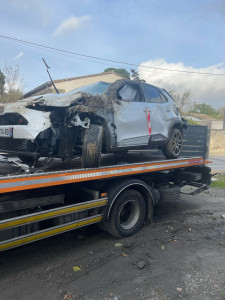 Photo de galerie - Dépannage véhicule accidenté 