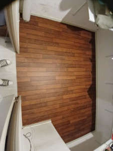 Photo de galerie - Pose parquet stratifié 