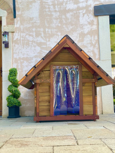 Photo de galerie - Creation d’une belle et grosse niche pour un berger allemand 