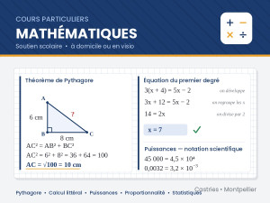 Photo de galerie - Cours de maths