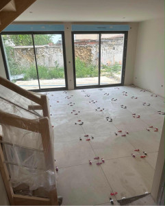 Photo de galerie - Pose de carrelage
