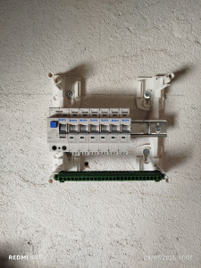 Photo de galerie - Pose tableau électrique 