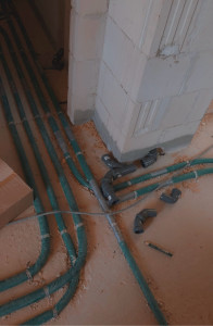 Photo de galerie - Distribution chauffage/sanitaire/evacuation