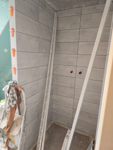 Photo de galerie - Realisation de carrelage salle de bain 
