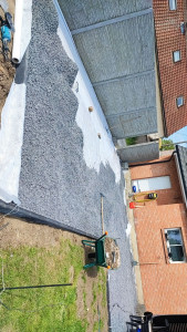 Photo de galerie - Réalisation d'une clôture plus terrasse 