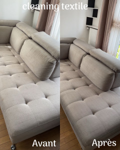 Photo de galerie - Nettoyage canapé 