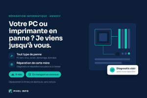 Photo de galerie - Réparation informatique à domicile à Annecy