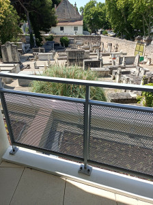 Photo de galerie - Pose de garde de corps aluminium 