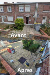 Photo de galerie - Nettoyage de devanture