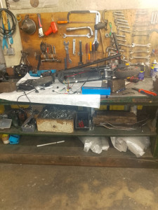 Photo de galerie - Remplacement batterie sur contrôleur de tension.