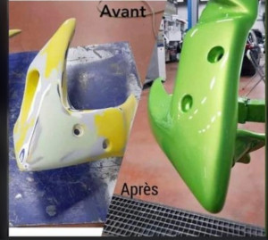 Photo de galerie - Réparation carrosserie + peinture 