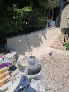 Photo de galerie - Enduit  gratte 