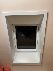 Photo de galerie - Habillage intérieur de Velux sur un MK06