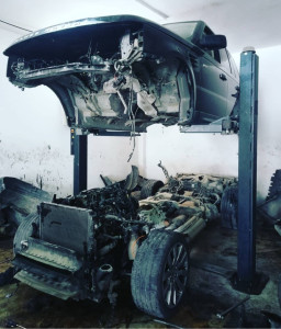 Photo de galerie - Remplacement moteur range rover sport 