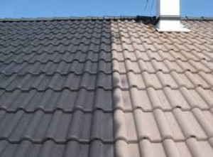 Photo de galerie - Décapage haute pression, revêtement d’un hydrofuge coloré