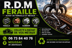 Photo de galerie - Achat et enlèvement de ferraille, cuivre, aluminium et inox.