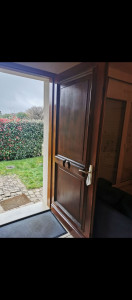 Photo de galerie - Finition porte d'entrée 