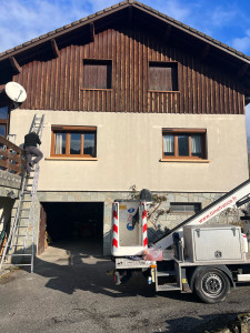 Photo de galerie - Rénovation lasure boiseries 