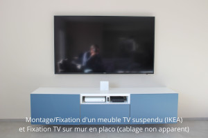 Photo de galerie - TV au mur