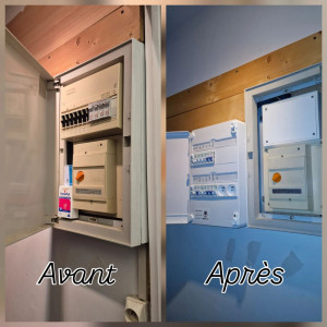 Photo de galerie - Rénovation tableau électrique 