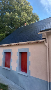 Photo de galerie - Peinture hydrofuge du toit finition étanche