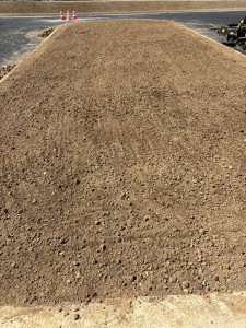 Photo de galerie - Préparation de sol pour un gazon