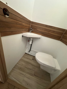 Photo de galerie - Wc suspendu avec lave mains