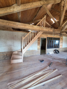 Photo de galerie - Montage d'un escalier 