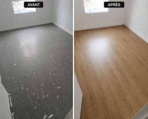 Photo de galerie - Pose de parquet - Revêtement de sol