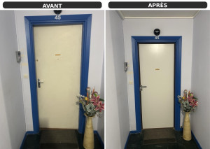 Photo de galerie - Sécurisation de porte principale 