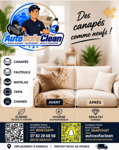 Photo de galerie - Lavage en profondeur de canapés , tapis , matelas , coussins avec materiaux profesionnels .
