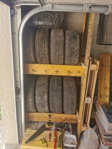 Photo de galerie - Rangement pour pneus
