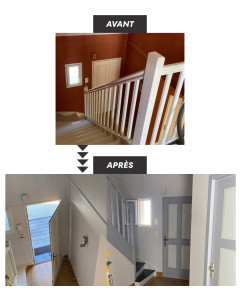 Photo de galerie - Rénovation cage d’escalier 