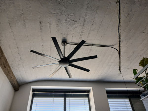 Photo de galerie - Installation d'une ventilateur hiver l'été 