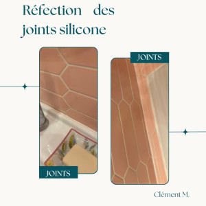 Photo de galerie - Réfection joints silicone