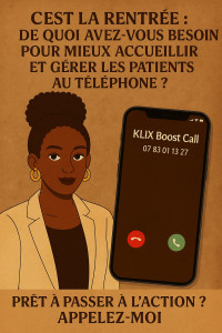 Photo de galerie - Klix Boost Call s’occupe de vos patient 