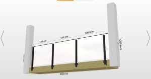 Photo de galerie - Plan 3D garde corps