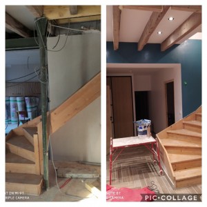 Photo de galerie - Rénovation d'une cage d'escalier