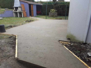 Photo de galerie - Chape pour poser carrelage 
 