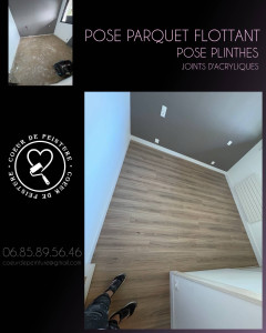 Photo de galerie - Pose parquet flottant