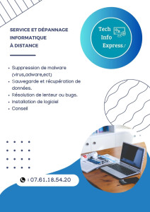 Photo de galerie - Flyer tech info express