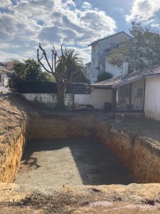 Photo de galerie - Terrassement d’une piscine