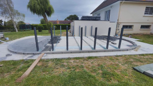 Photo de galerie - Montage piscine 