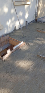 Photo de galerie - Pose de béton 