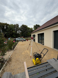 Photo de galerie - Mise à niveau une terrasse plus compactage 