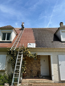 Photo de galerie - Demousage puis application d’un hydrofuge