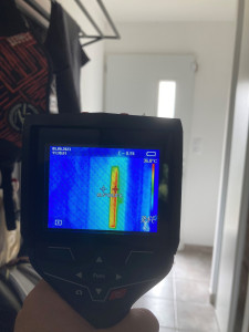 Photo de galerie - Caméra thermique bosch pro pour détection ponts thermiques, fuites, surchauffe d'armoires élec...